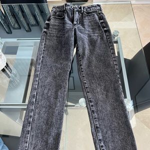 Mom Jean size 23. Black acid wash. From pacsun.